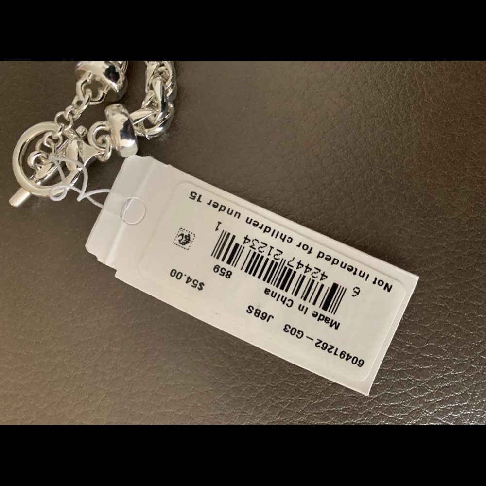 Lauren Ralph Lauren Silver Tone Collar Necklace - Picture 2 of 5